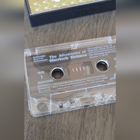 Adventures of Sherlock Holmes Original Radio Entertainment 4 Cassettes Unedited - Picture 6 of 7